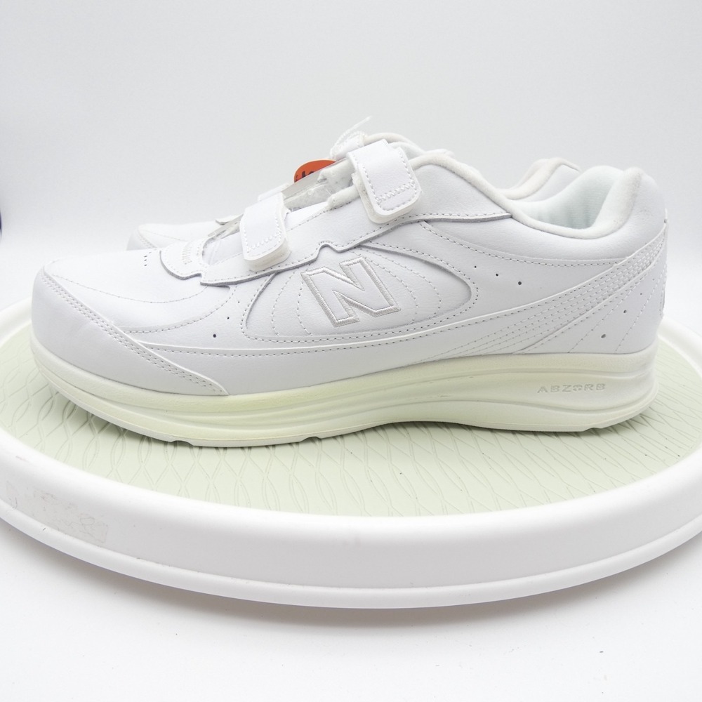 New Balance 577V1 MW577VM Mens US 10.5 Walking Shoes White Leather Sneakers - Picture 3 of 10